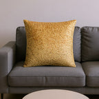 Maya Textured Mustard Pillow