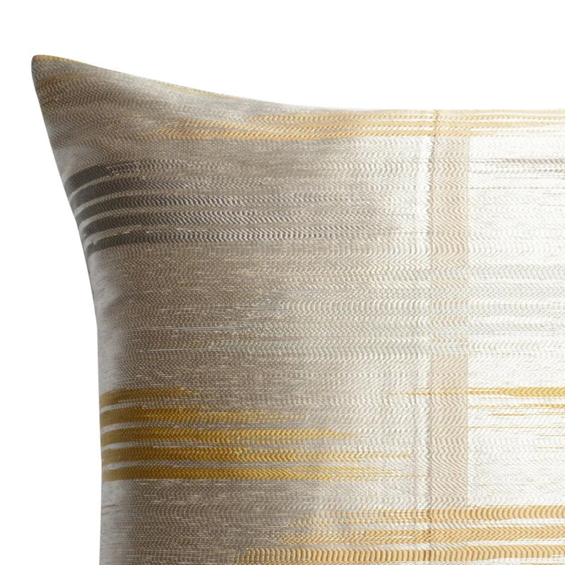 Maya Ivory and Gold Pillow