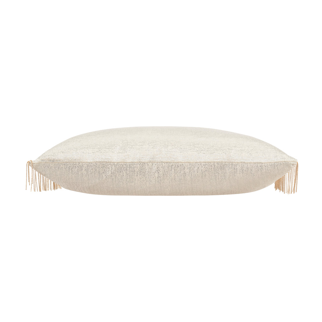Maya Beige Velvet Pillow