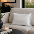 Maya White Velvet Pillow