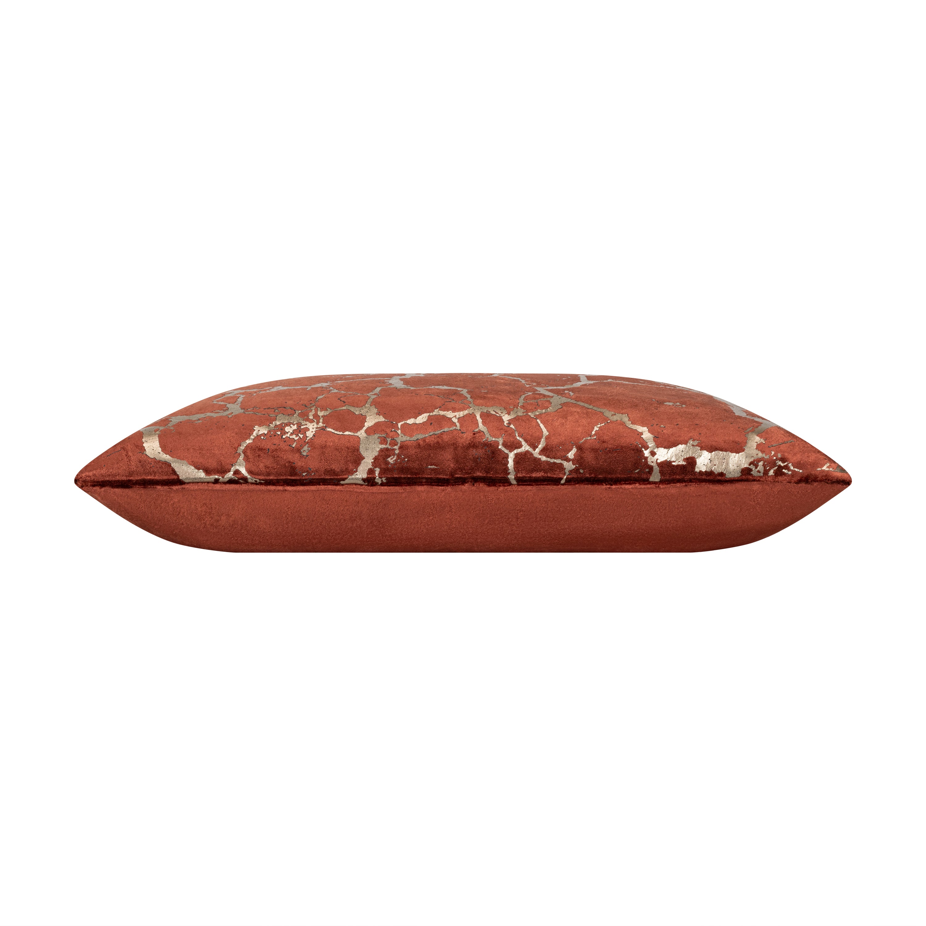 Mila Rust Gold Lumbar Pillow