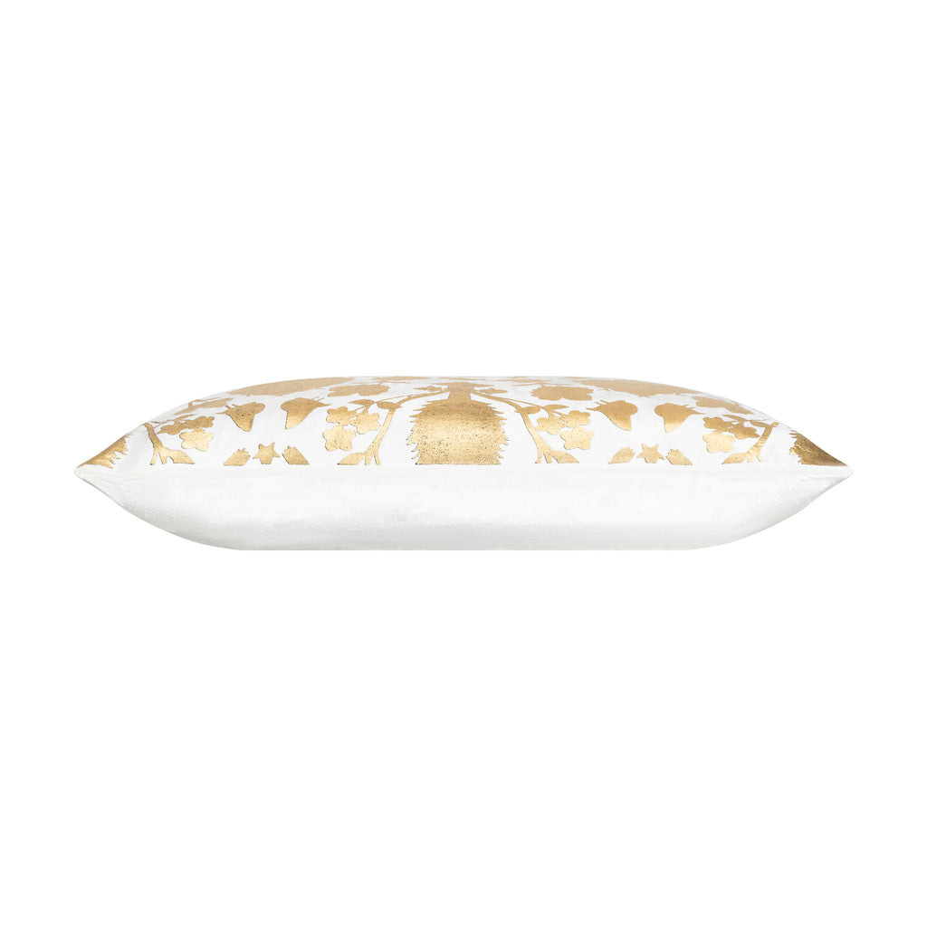 Mila Ivory Gold Pillow