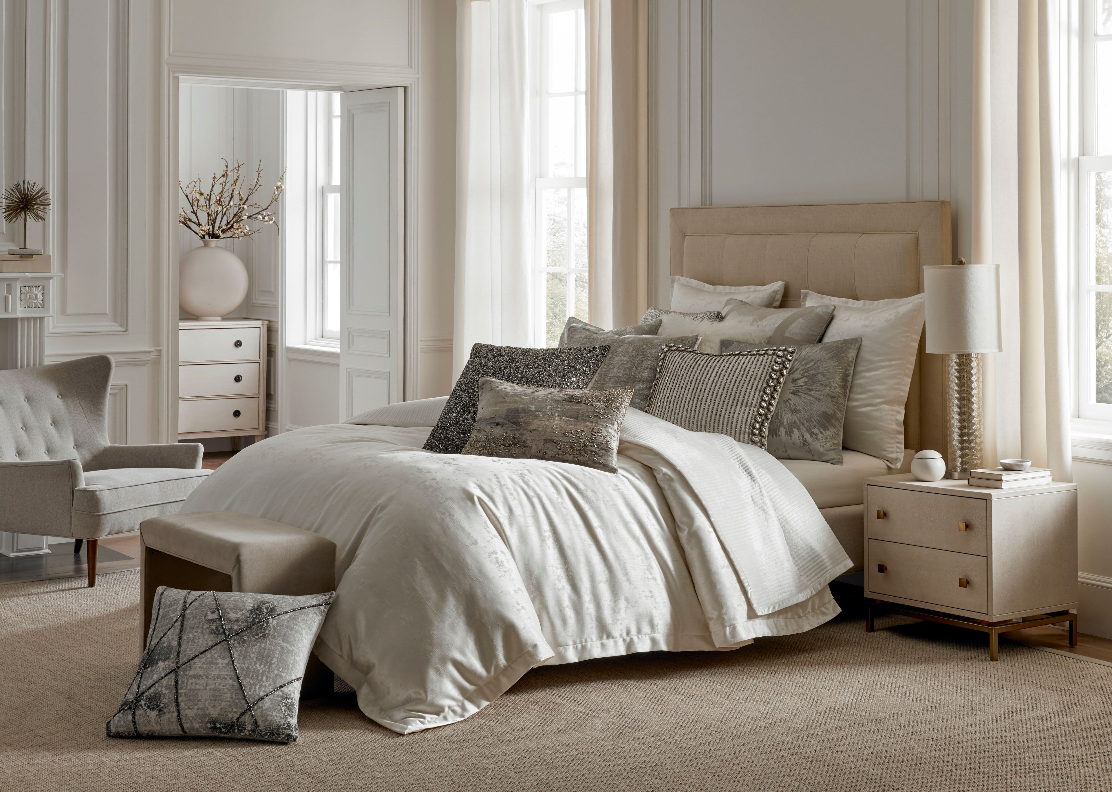 Milan Ivory Duvet