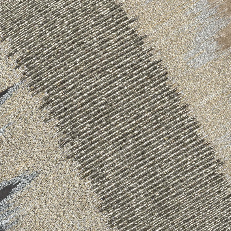 Mira Beige Charcoal Velvet Pillow