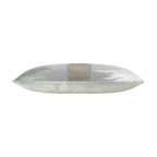 Mira Ivory Aqua Lumbar Pillow