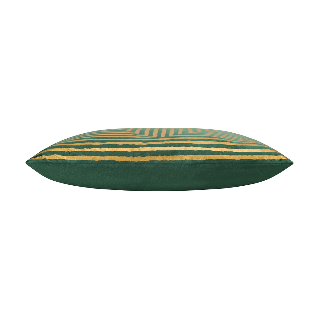 Mona Green Gold Pillow