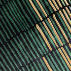 Mona Geometric Green Gold Pillow