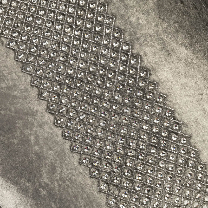Juliet Bedazzled Crystal Steel Pillow