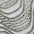 Noelle Bedazzled Crystal Mist Lumbar Pillow