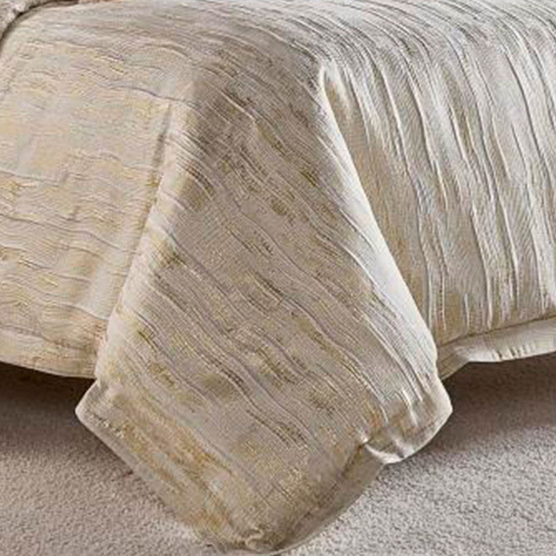 Naja Ivory Gold Duvet Set