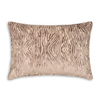 Nala Beige Jacquard Lumbar Pillow