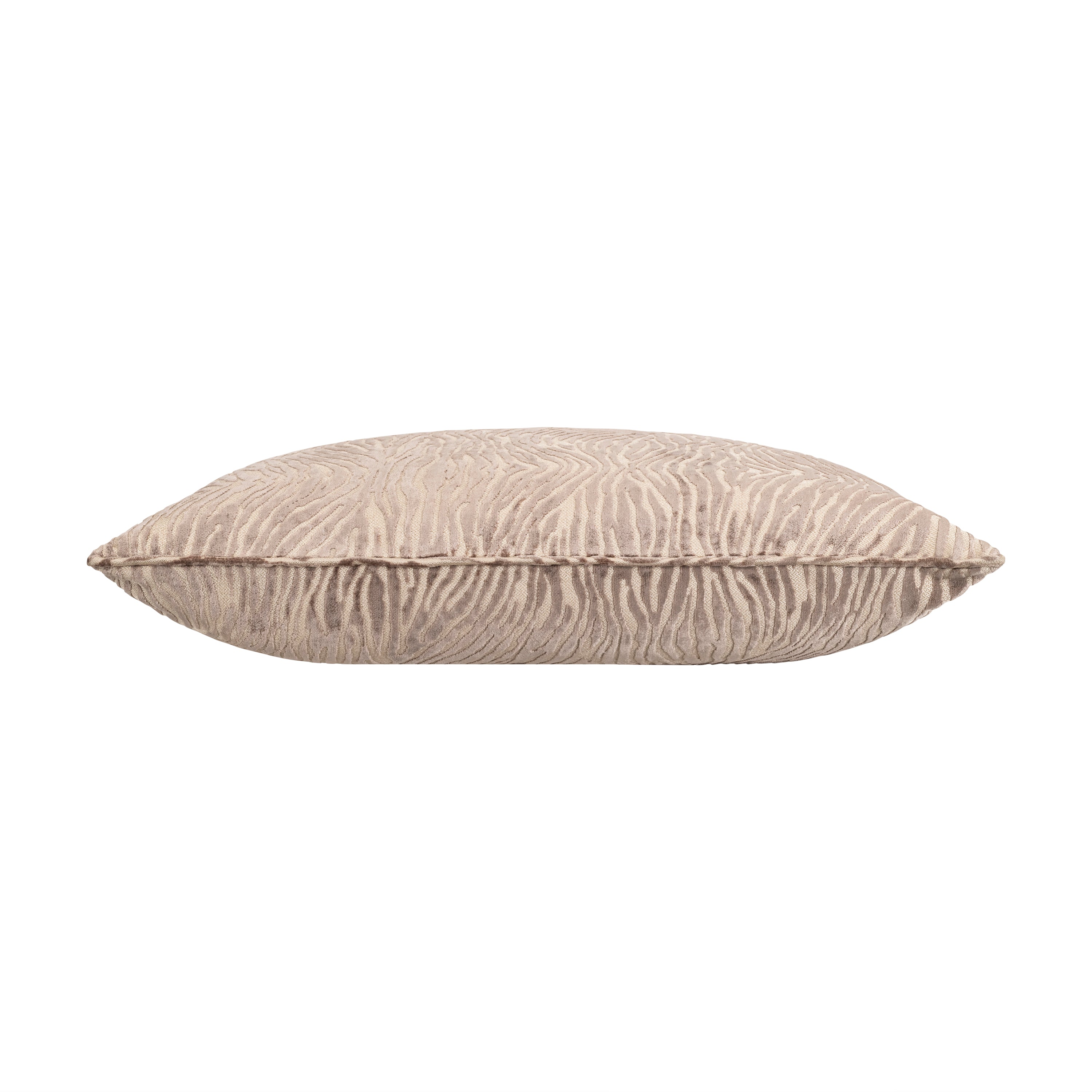 Nala Beige Jacquard Lumbar Pillow