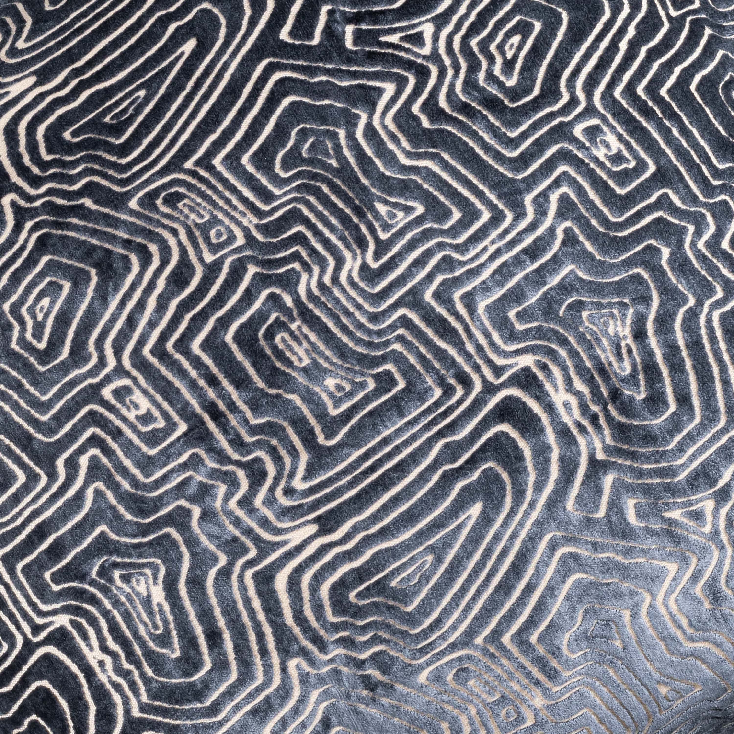 Nala Geometric Charcoal Pillow