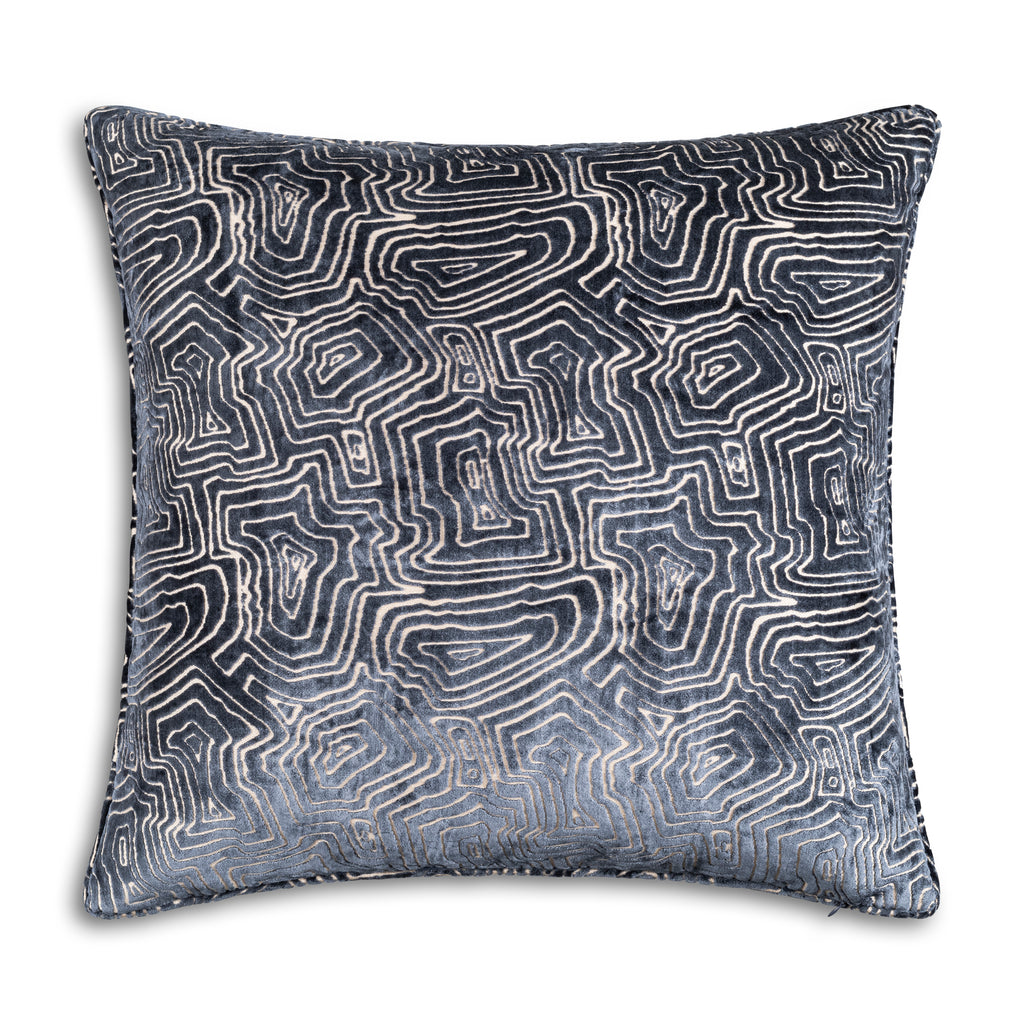 Nala Geometric Charcoal Pillow