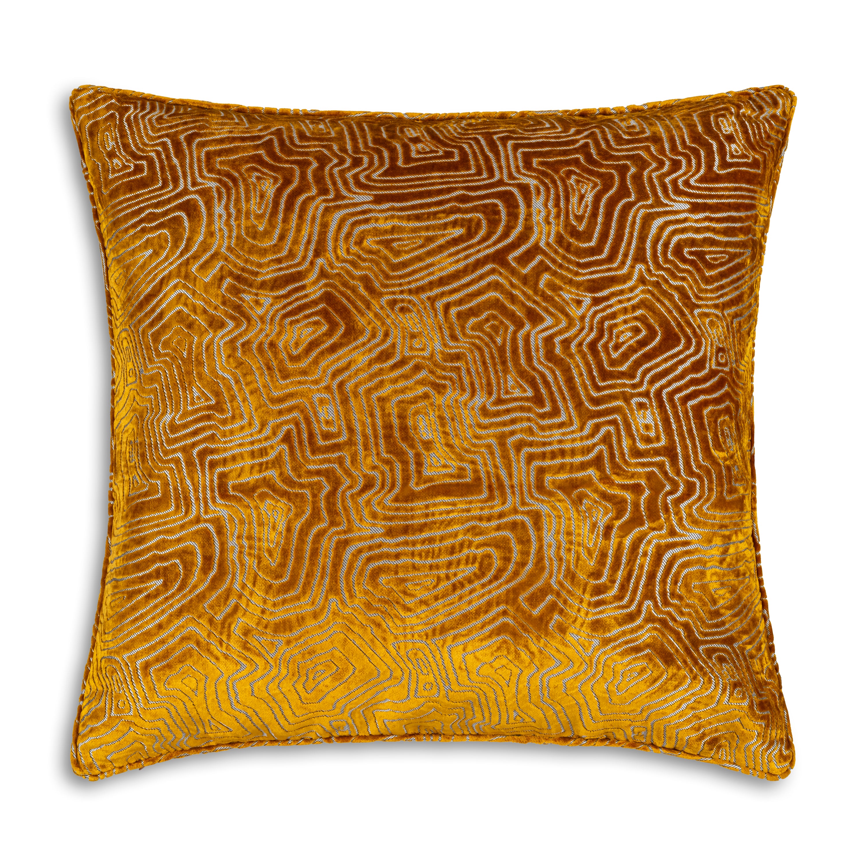Nala Geometric Mustard Pillow