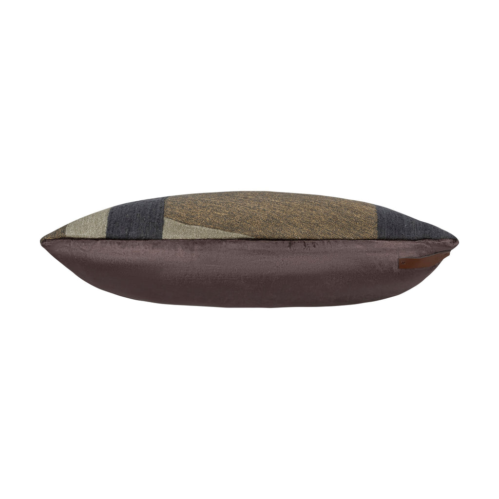 Nim Metallic Gold and Silver Pillow