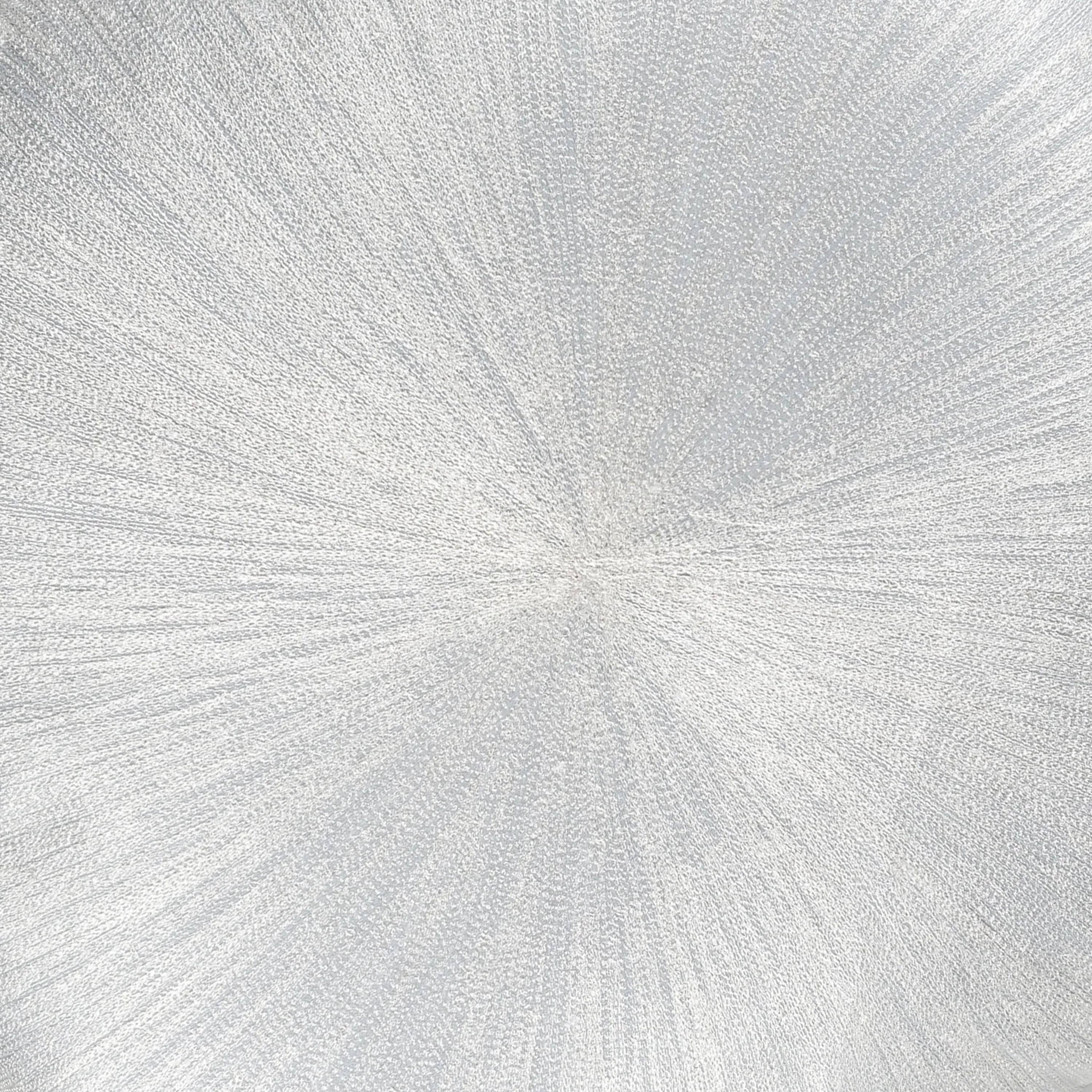 Nim Aqua Silver Linen Pillow