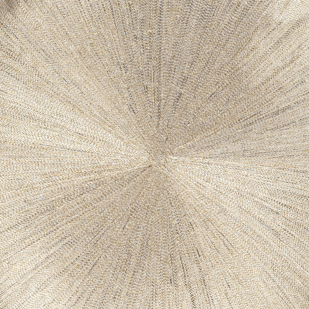 Nim Charcoal Gold Silver Linen Pillow