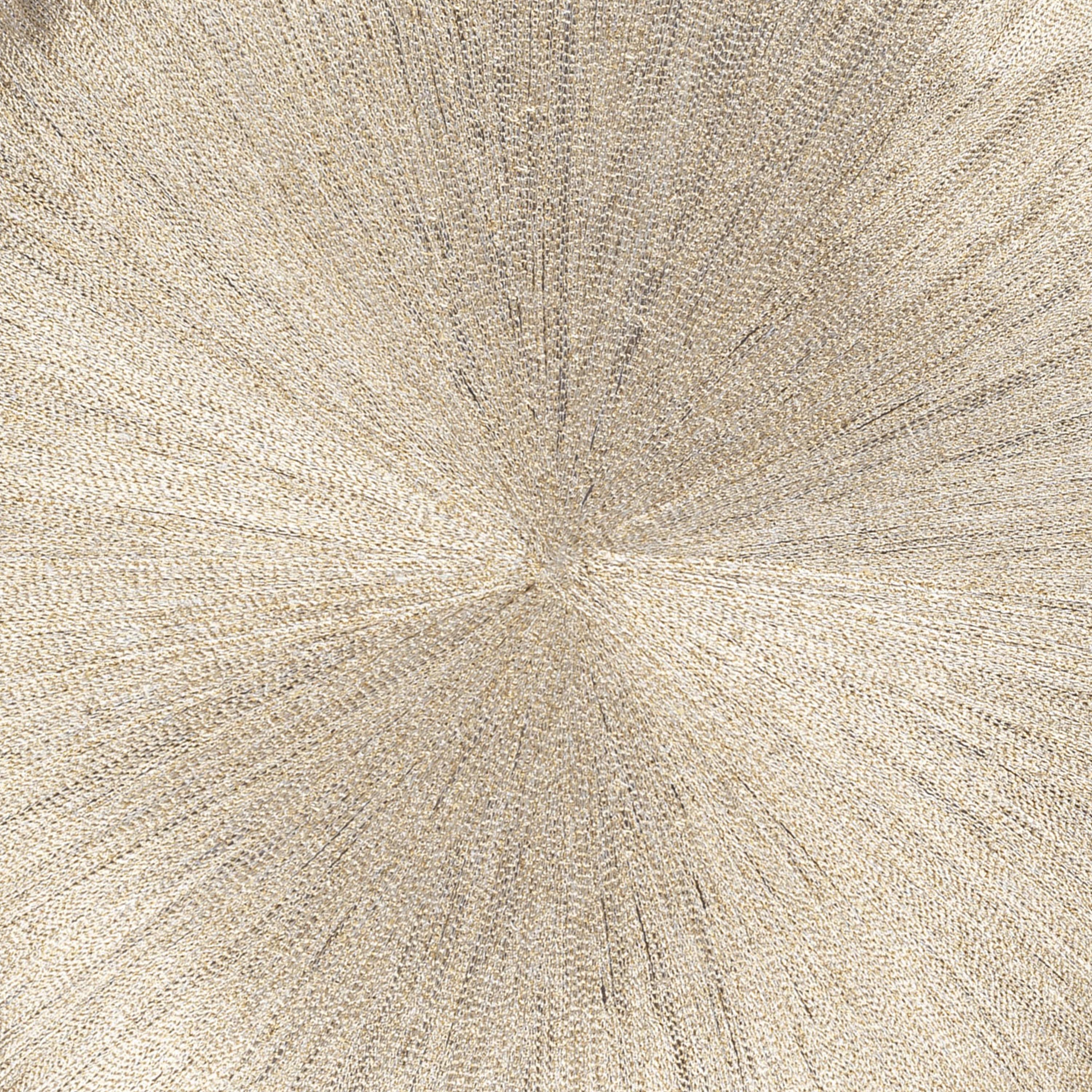 Nim Charcoal Gold Silver Linen Pillow