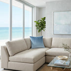Noah Blue Silver Pillow