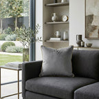 Noah Grey Gold Velvet Pillow - NOAH01F-GYGD