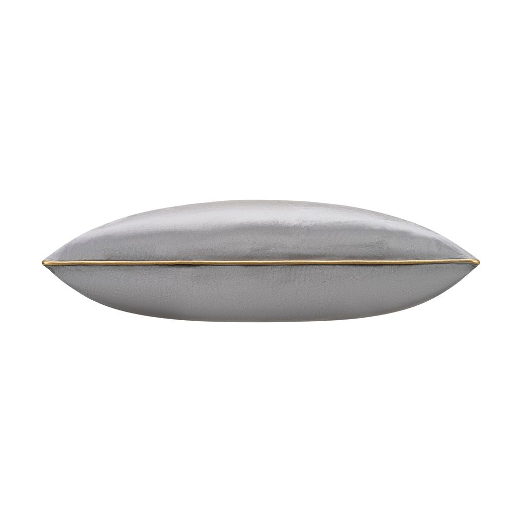 Noah Grey Gold Velvet Pillow
