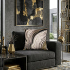 Noor Black And Gold Pillow - NOOR01J-BKGD