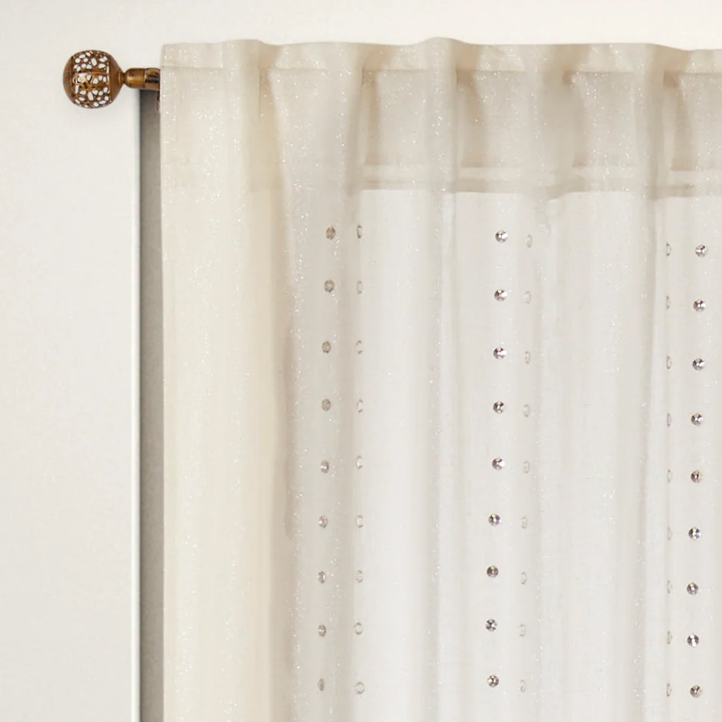 Nova Ivory And Silver Panel