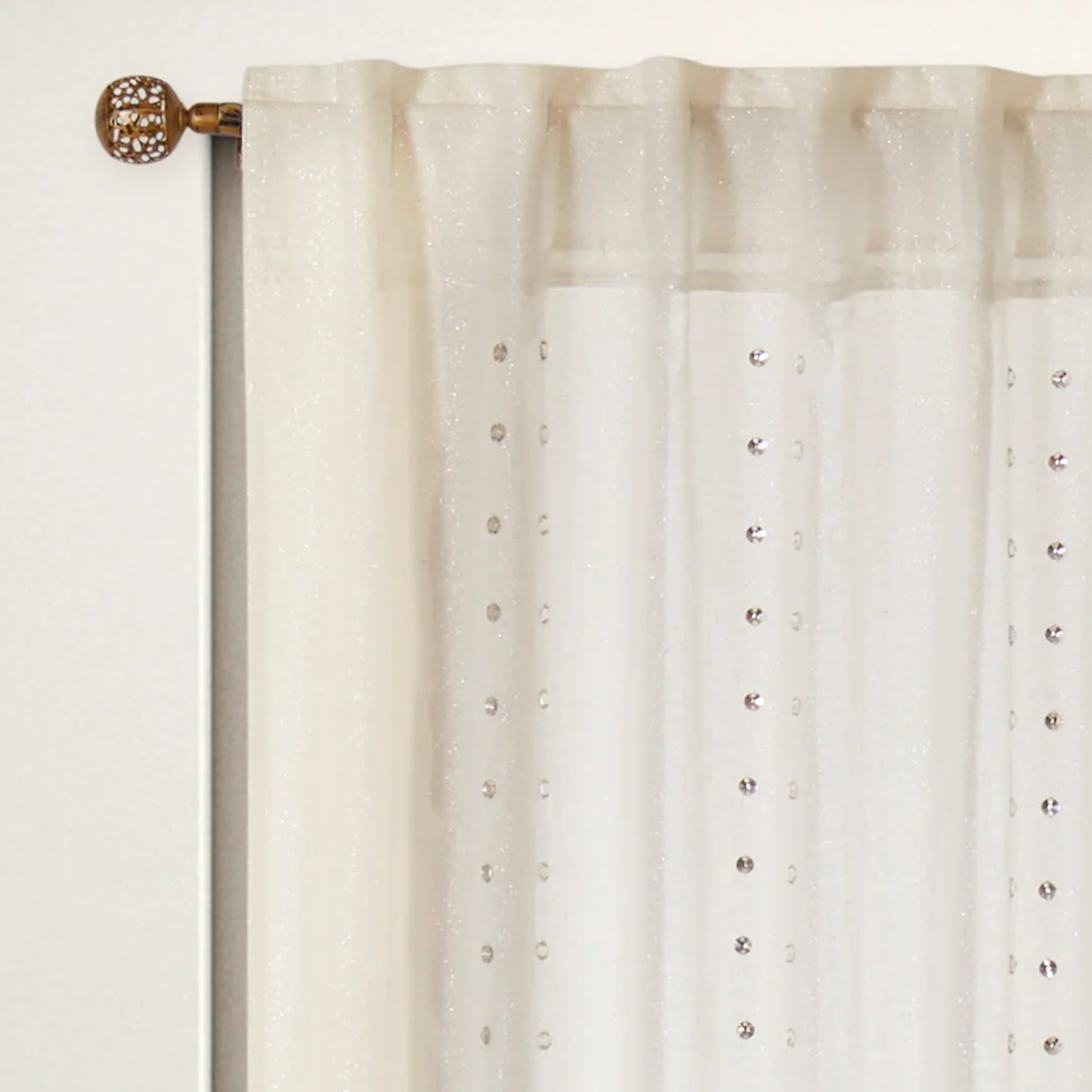 Nova Ivory And Silver Panel