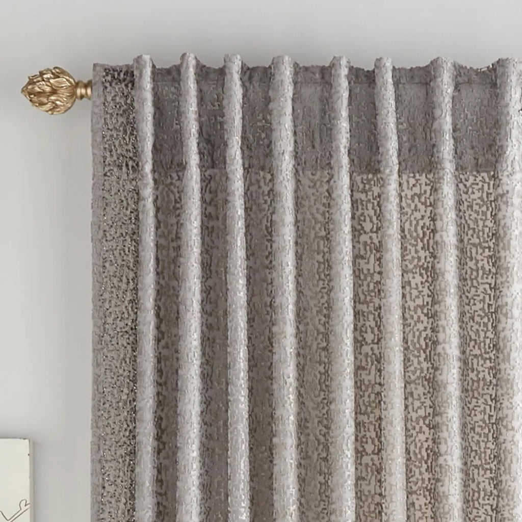 Olivia Geometric Silver Panel