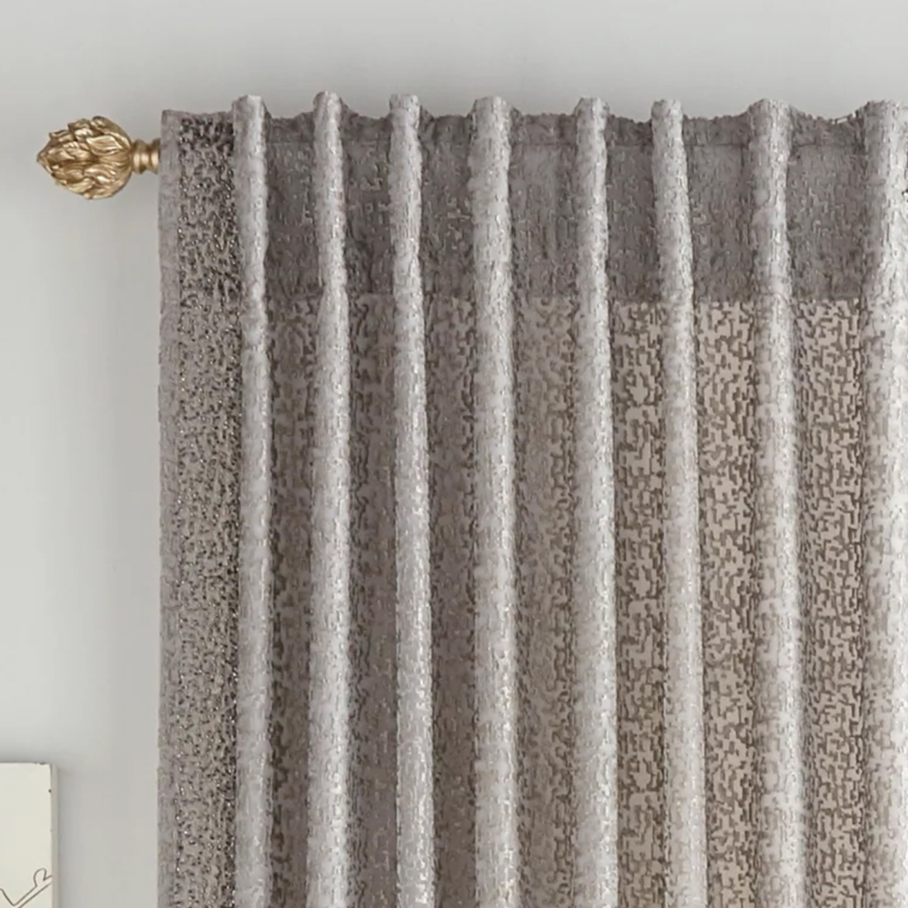 Olivia Geometric Silver Panel