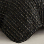 Onyx Black Striped Duvet Set