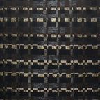 Onyx Black Striped Euro Sham