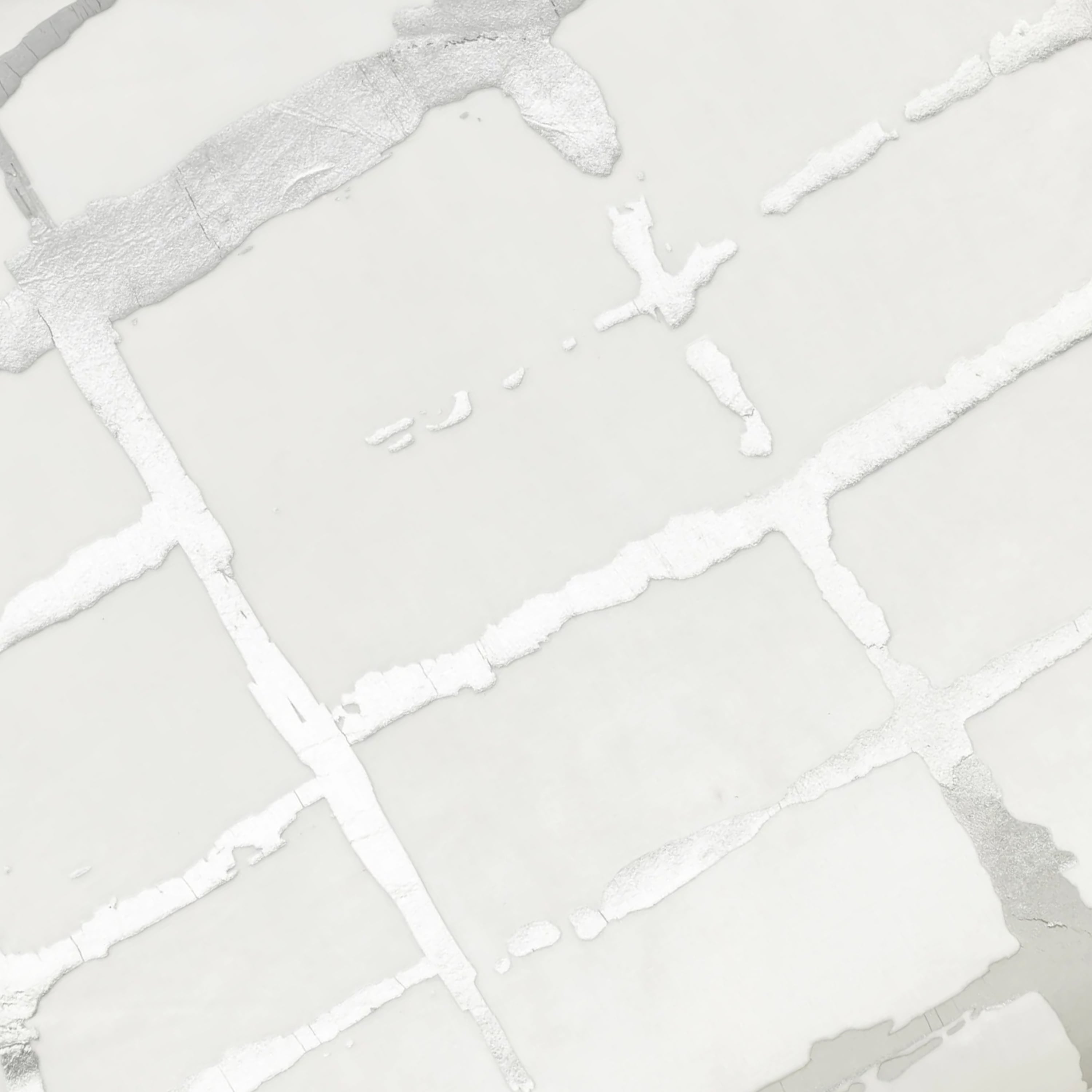 Oslo White Silver Velvet Pillow