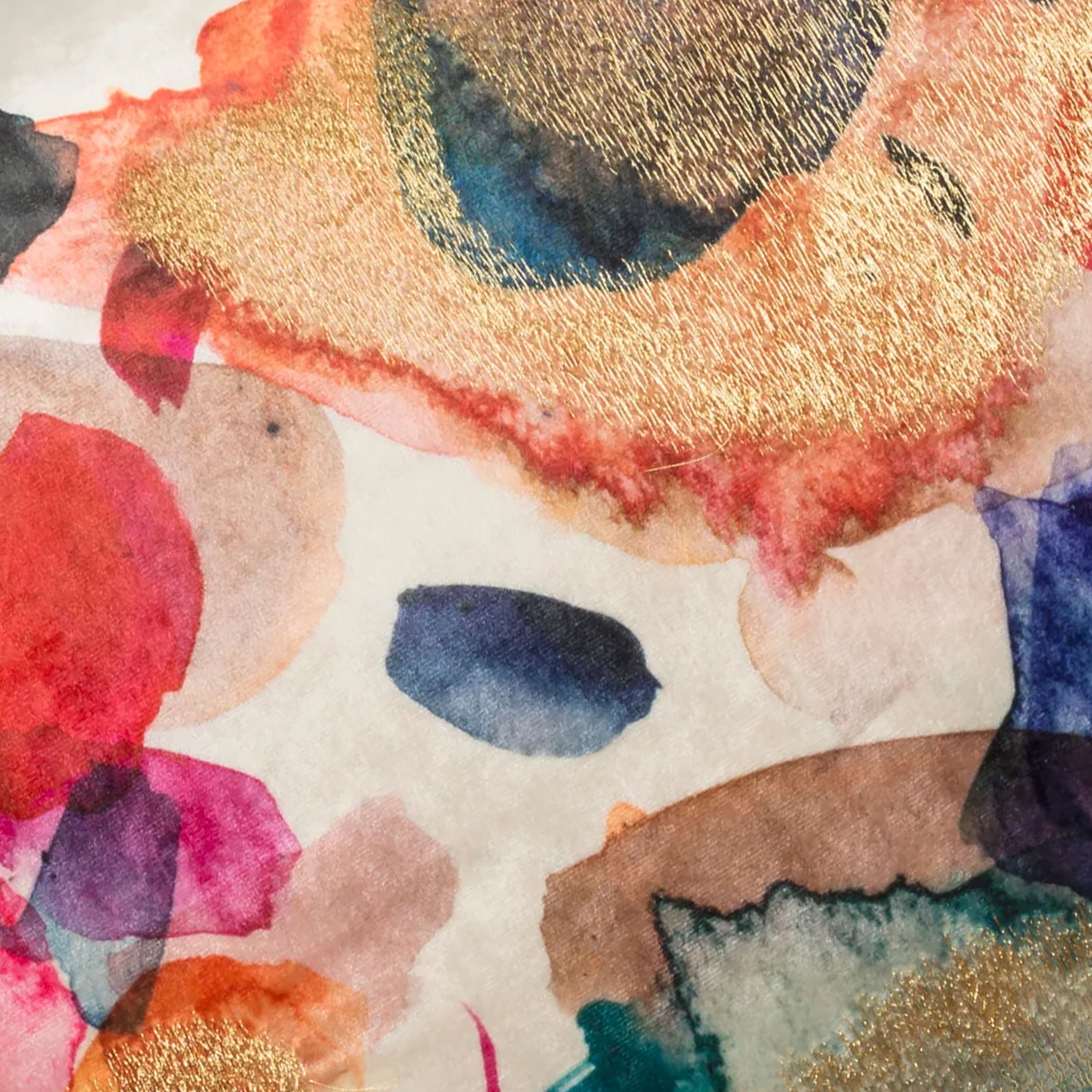 Otto Abstract Multi Velvet Pillow