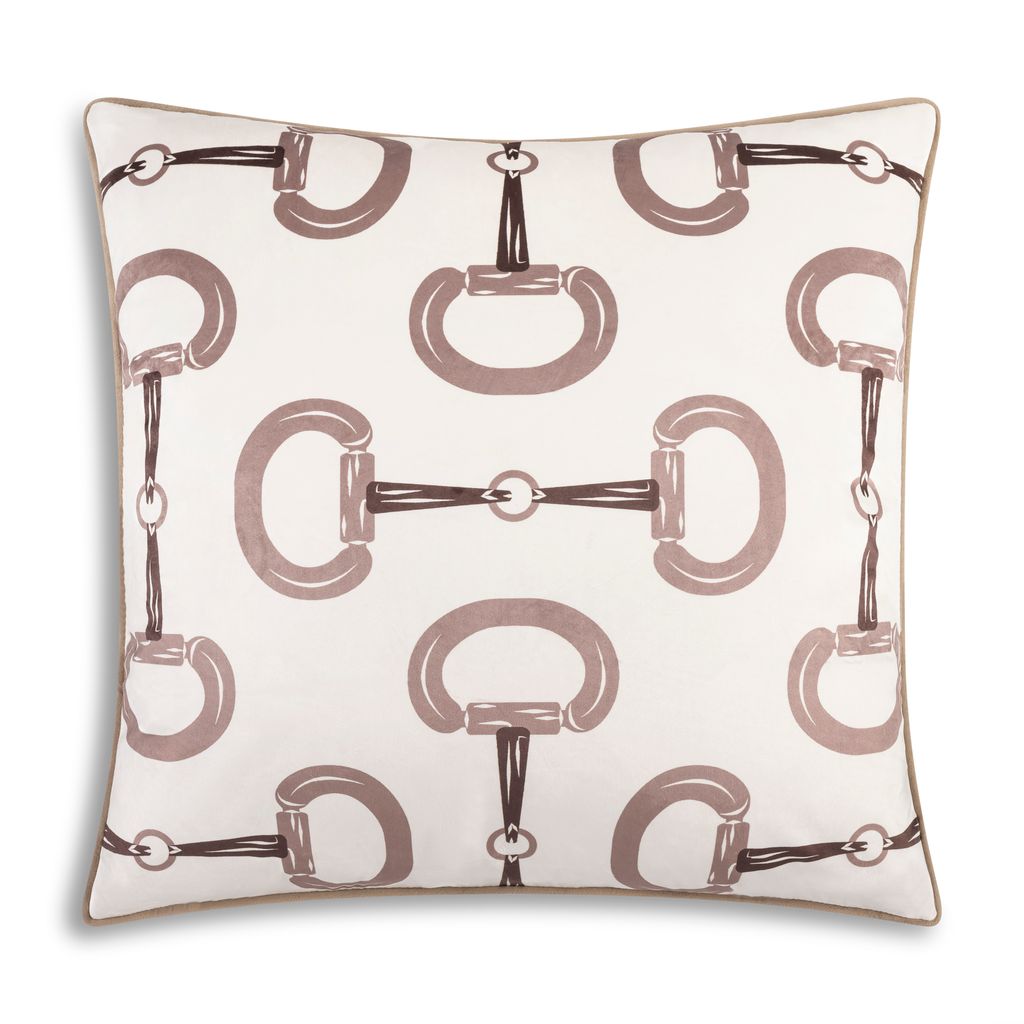 Phoenix Equestrian Bit Pillow – Ivory