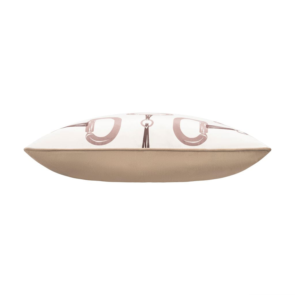 Phoenix Equestrian Bit Pillow – Ivory
