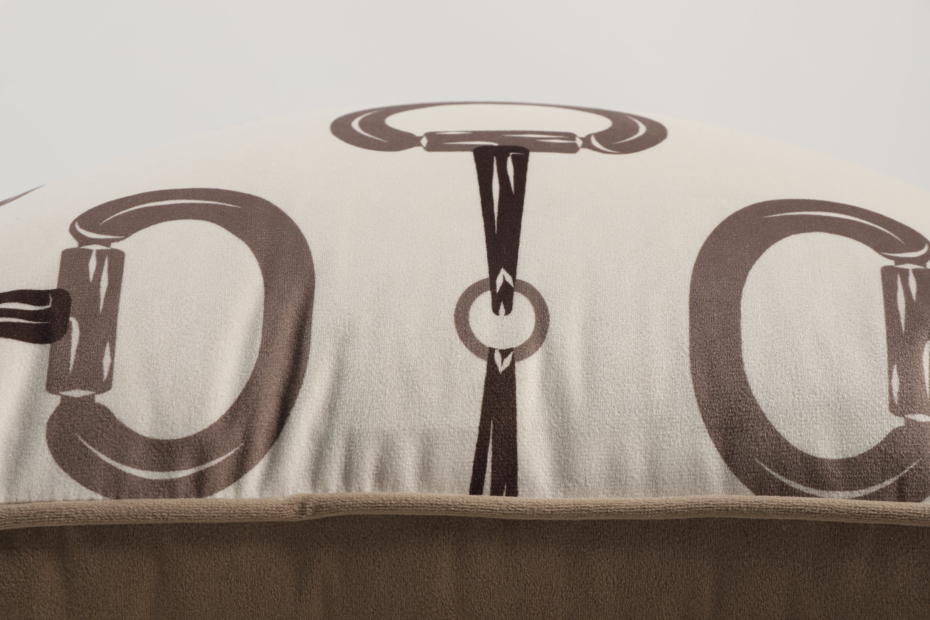 Phoenix Equestrian Bit Pillow – Ivory