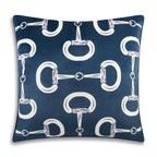 Phoenix Equestrian Bit Pillow – Navy