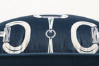 Phoenix Equestrian Bit Pillow – Navy