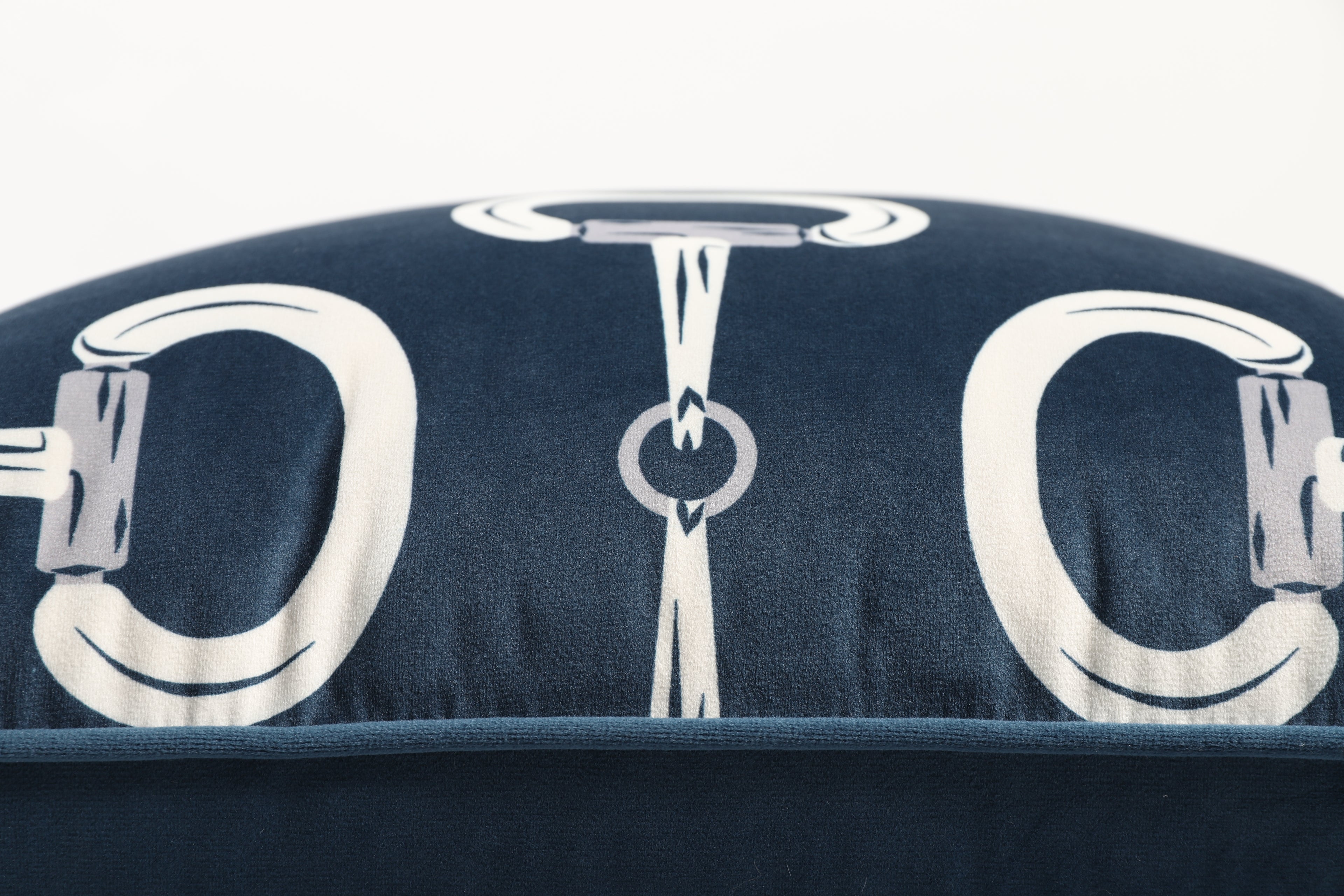 Phoenix Equestrian Bit Pillow – Navy