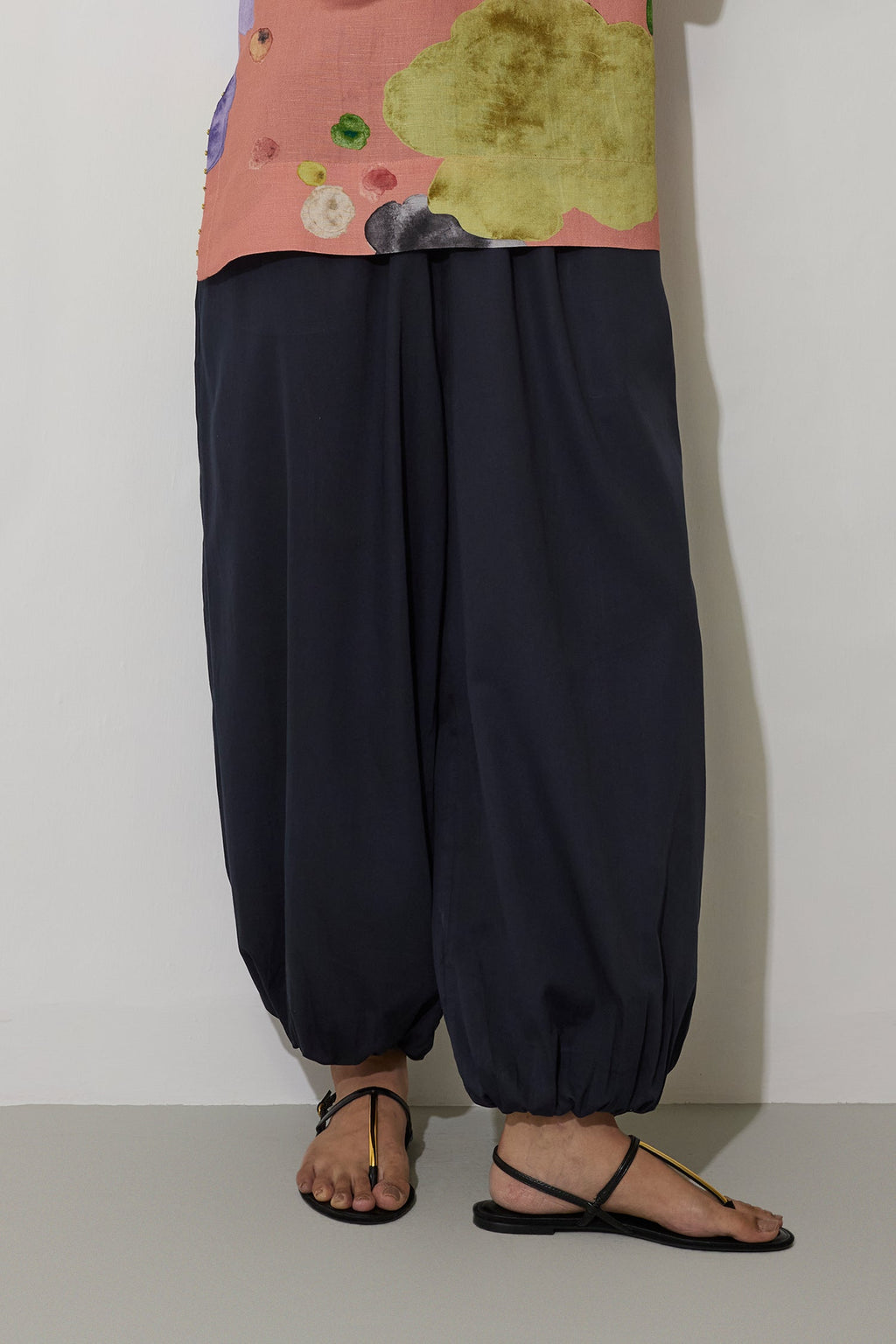 Poppies Balloon Pants - Night