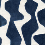 Axel Navy Wavy Pillow
