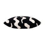 Axel Black Wavy Pillow