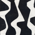 Axel Black Wavy Pillow