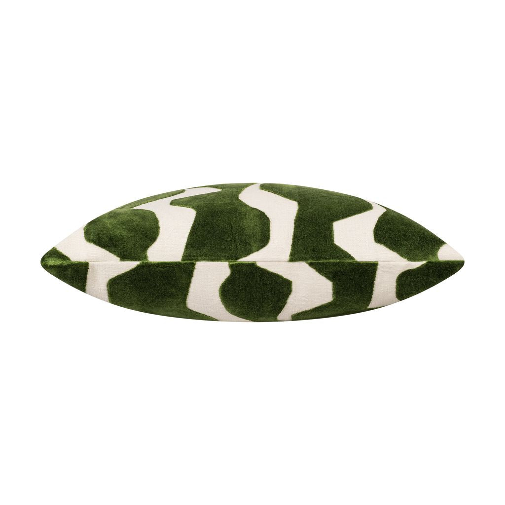 Axel Green Wavy Pillow