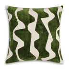 Axel Green Wavy Pillow