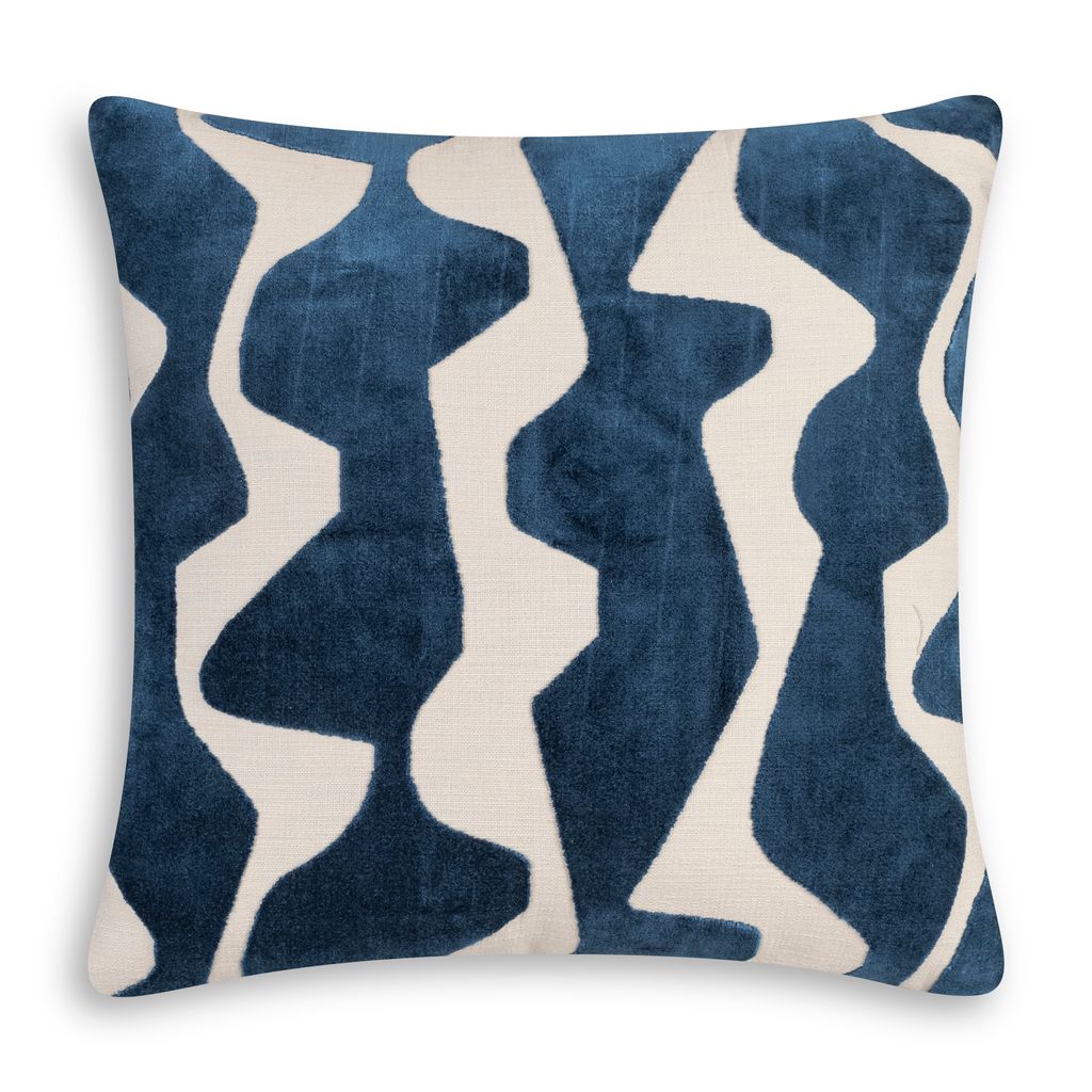 Axel Navy Wavy Pillow