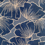 Blue Bloom Pillow