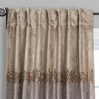 Raina Charcoal Ombre Velvet Panel